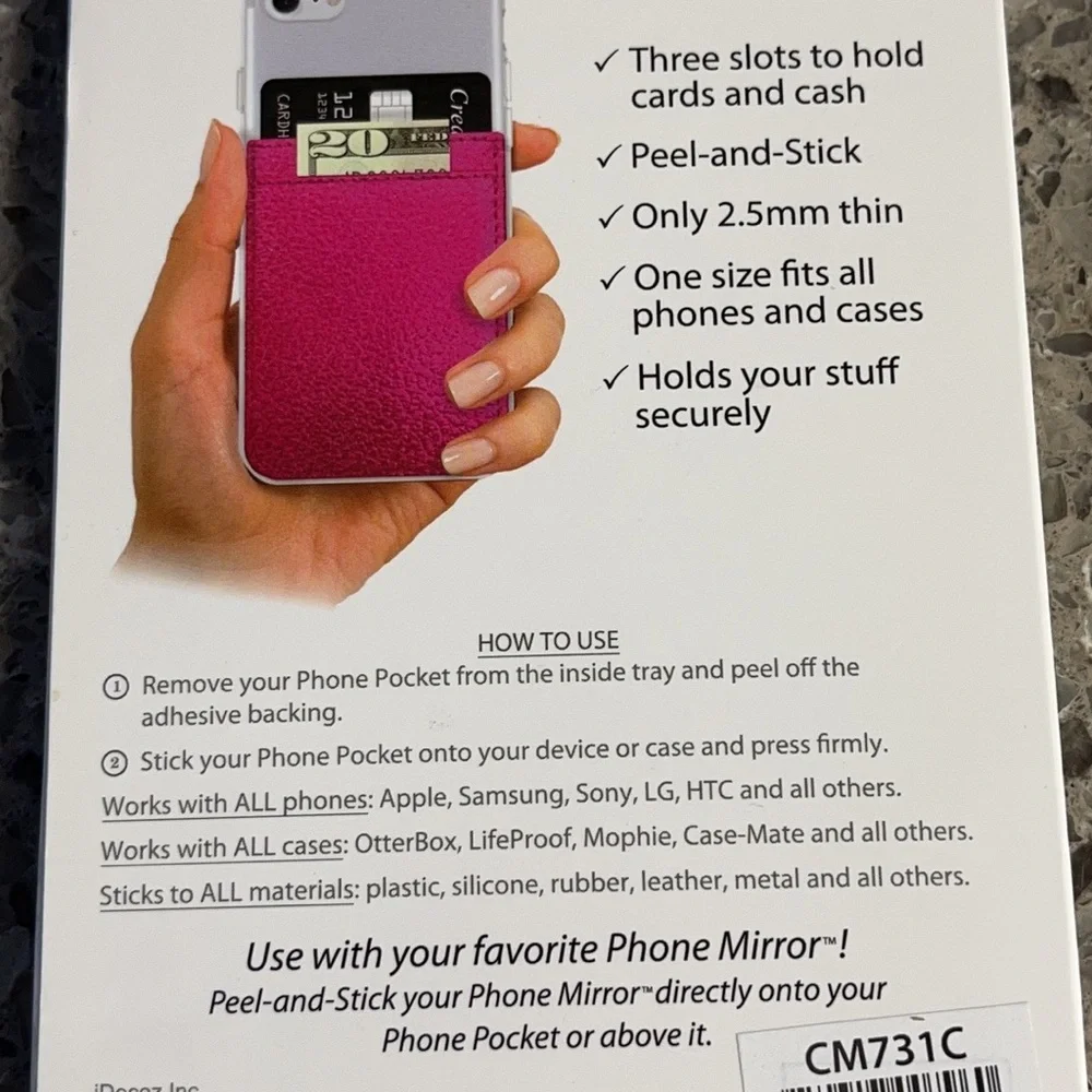🦋4/$25 Tie Dye Phone Pocket